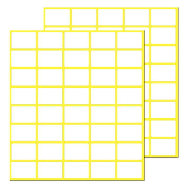 TownStix 1000 Pack, 0.5" x 0.75" - White Labels Stickers for Writing, Price Stickers - Image 1